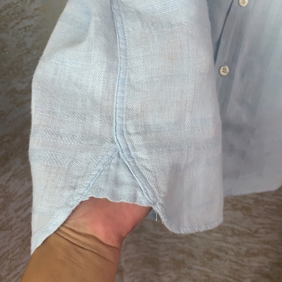 Baby Blue long sleeve men’s shirts size 44 - Picture 7 of 13